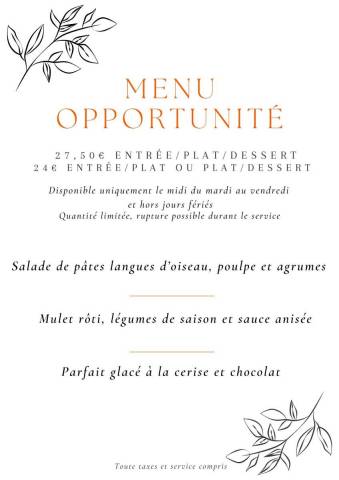 Menu Opportunit�